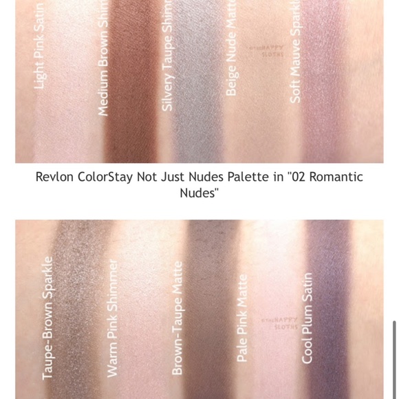 *NEW Revlon Colorstay Not Just Nudes “02 Romantic Nudes” 10 Pan Palette - Picture 5 of 7